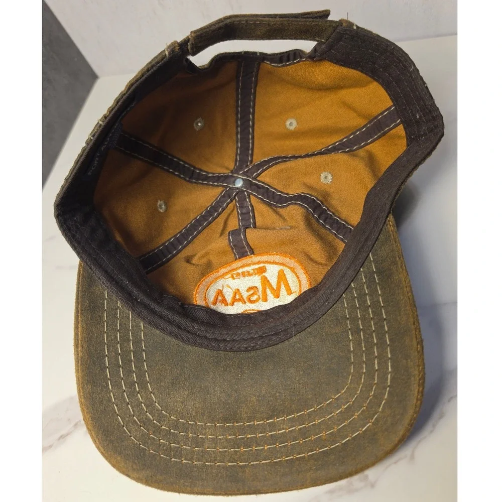 Port‎ Authority MSAA 35 Years Est 1987 Brown Weathered Baseball Cap Hat